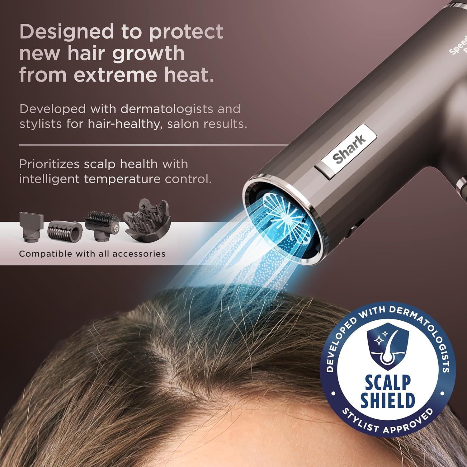 Detalle de Shark high-velocity hair dryer HD542