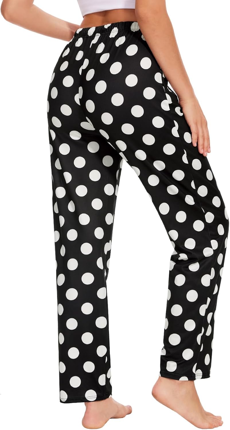 Thumbnail 3 de Knuffnee Damen-Schlafanzughosen im 2er-Set, lang & karriert – Stretch-Loungehose mit Taschen