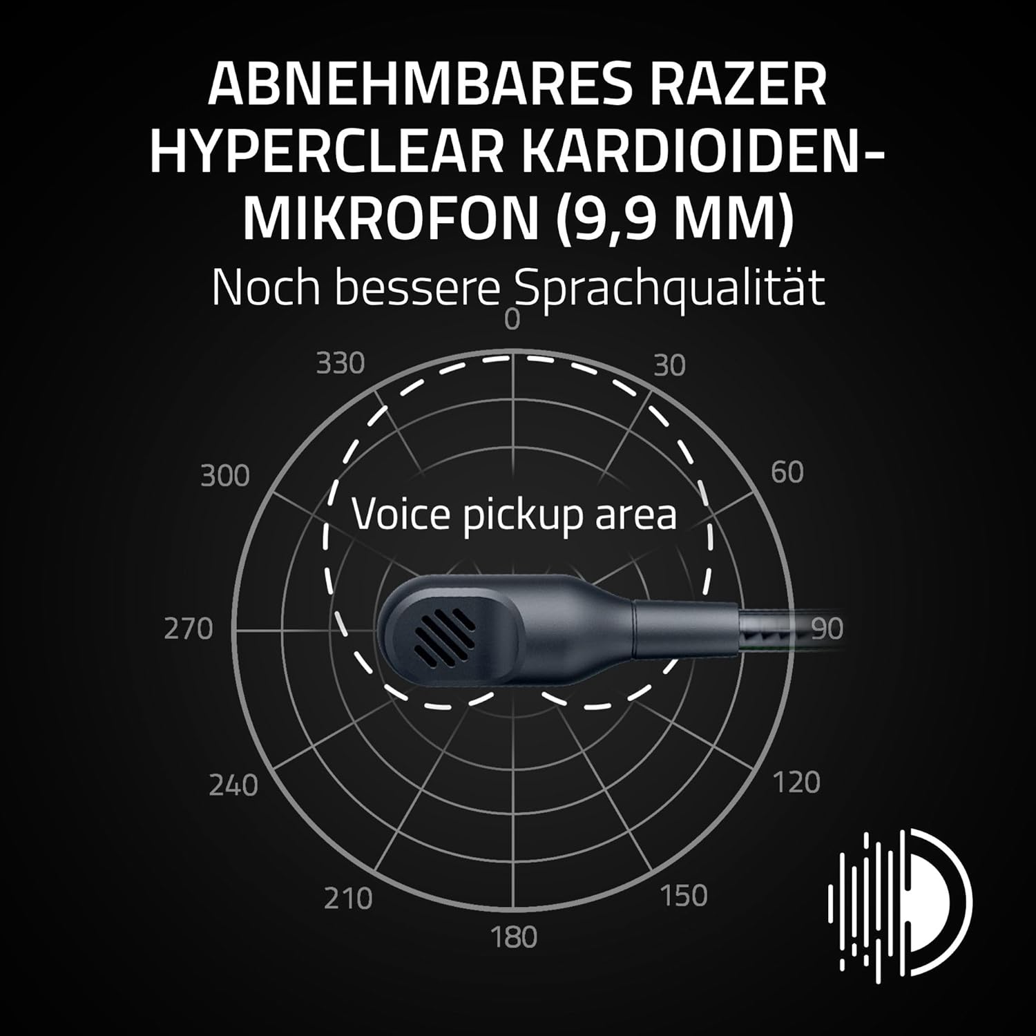 Detalle de Razer BlackShark V3 X HyperSpeed – Kabelloses E-Sport-Headset, 270 g, TriForce 50 mm Gen 2