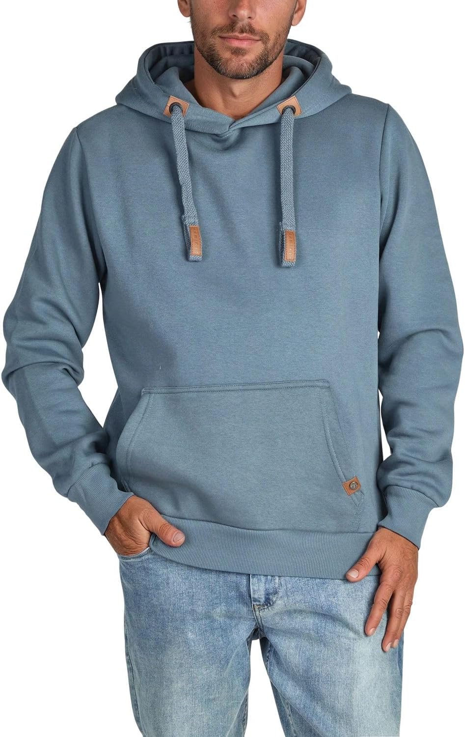 Detalle 1 de DENIMFY Hoodie Regular Fit mit Kapuze