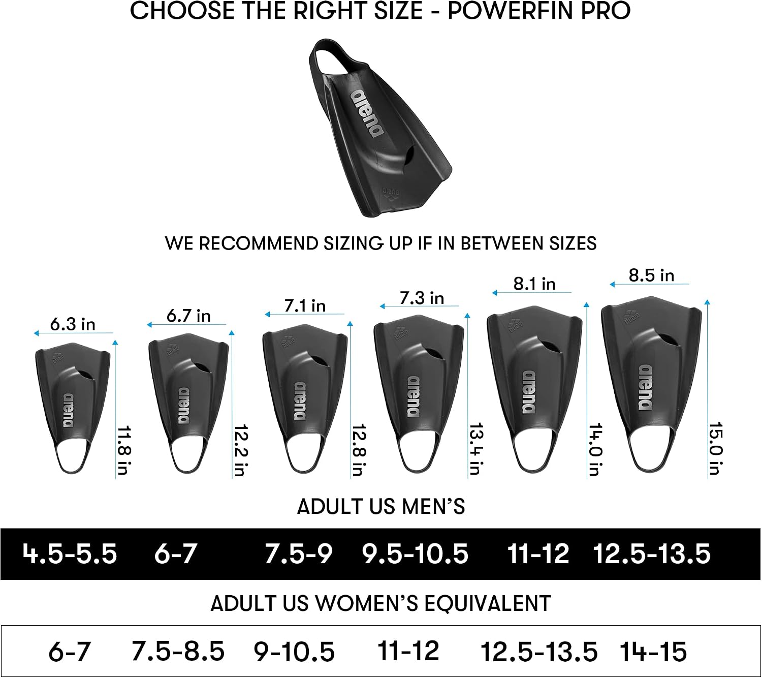 Thumbnail 6 de Arena Swim Training Fins Silicone