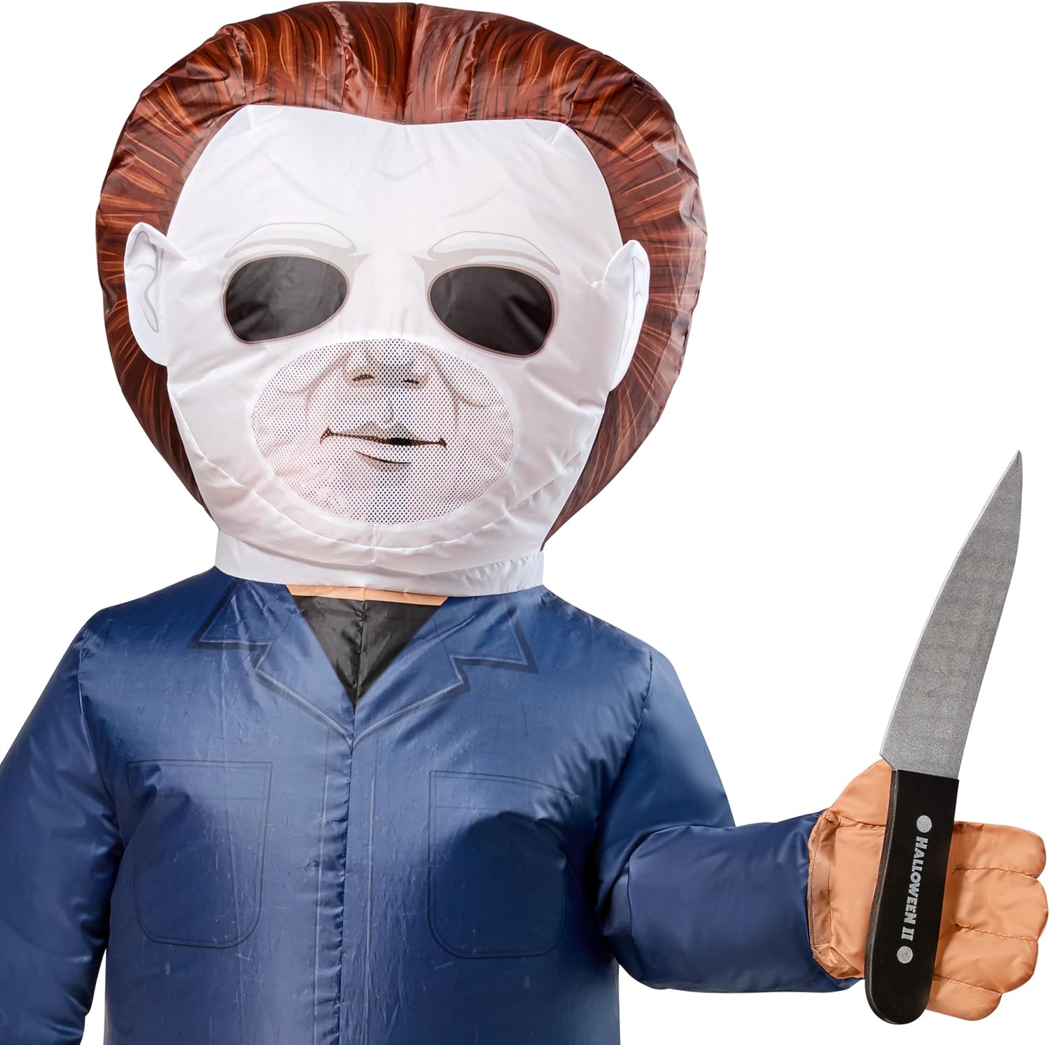Detalle 1 de Rubies 1001478 Michael Myers Inflatable Kids' Costume, Fan and Power Pack
