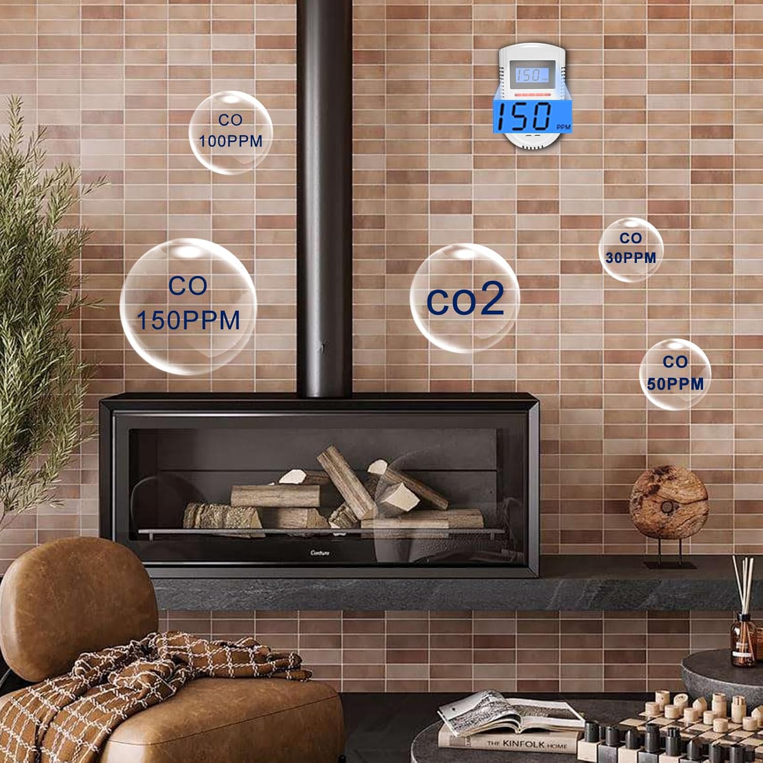 Thumbnail 2 de Carbon Monoxide Detector with LED display 85 dB