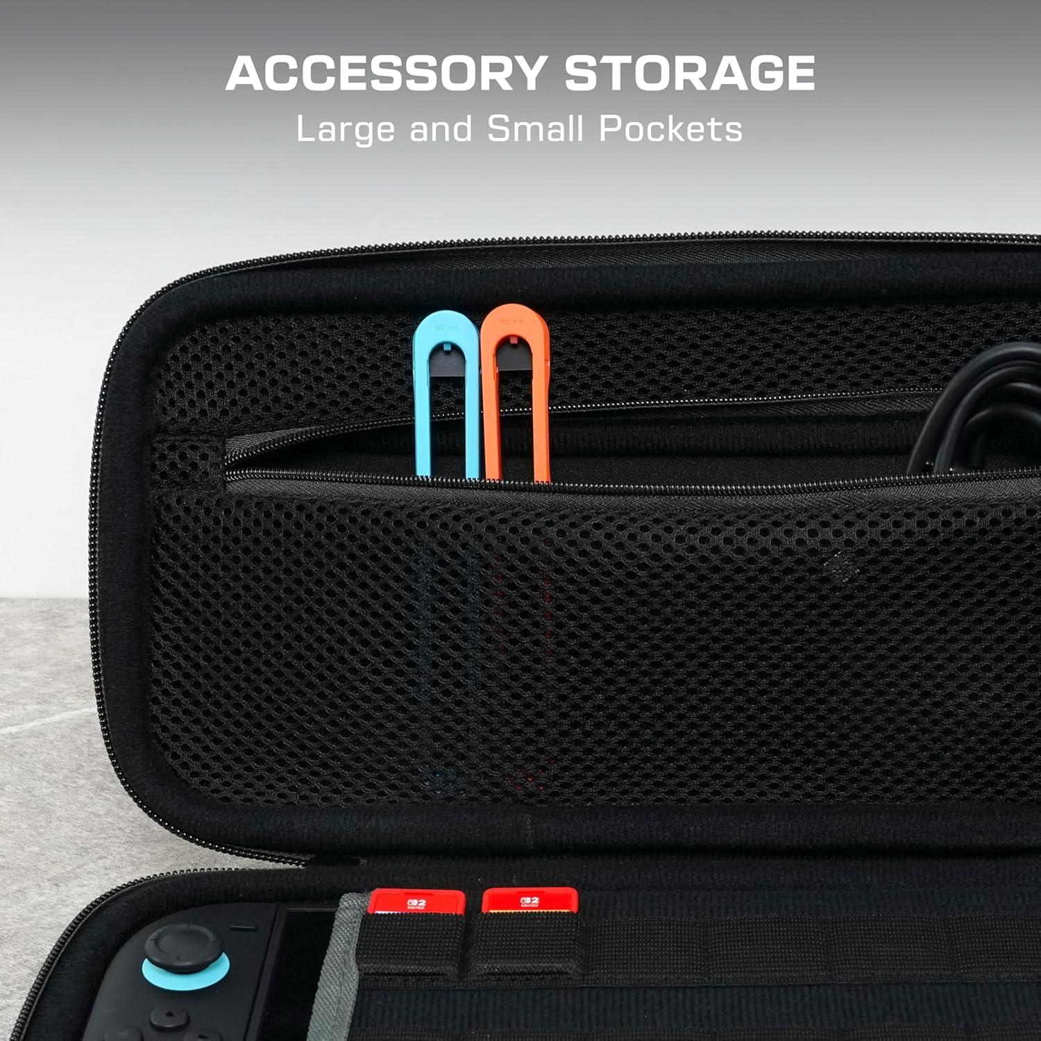 Thumbnail 5 de Turtle Beach PlayTrek 2-in-1 Case (Charcoal Black) for Nintendo Switch 2