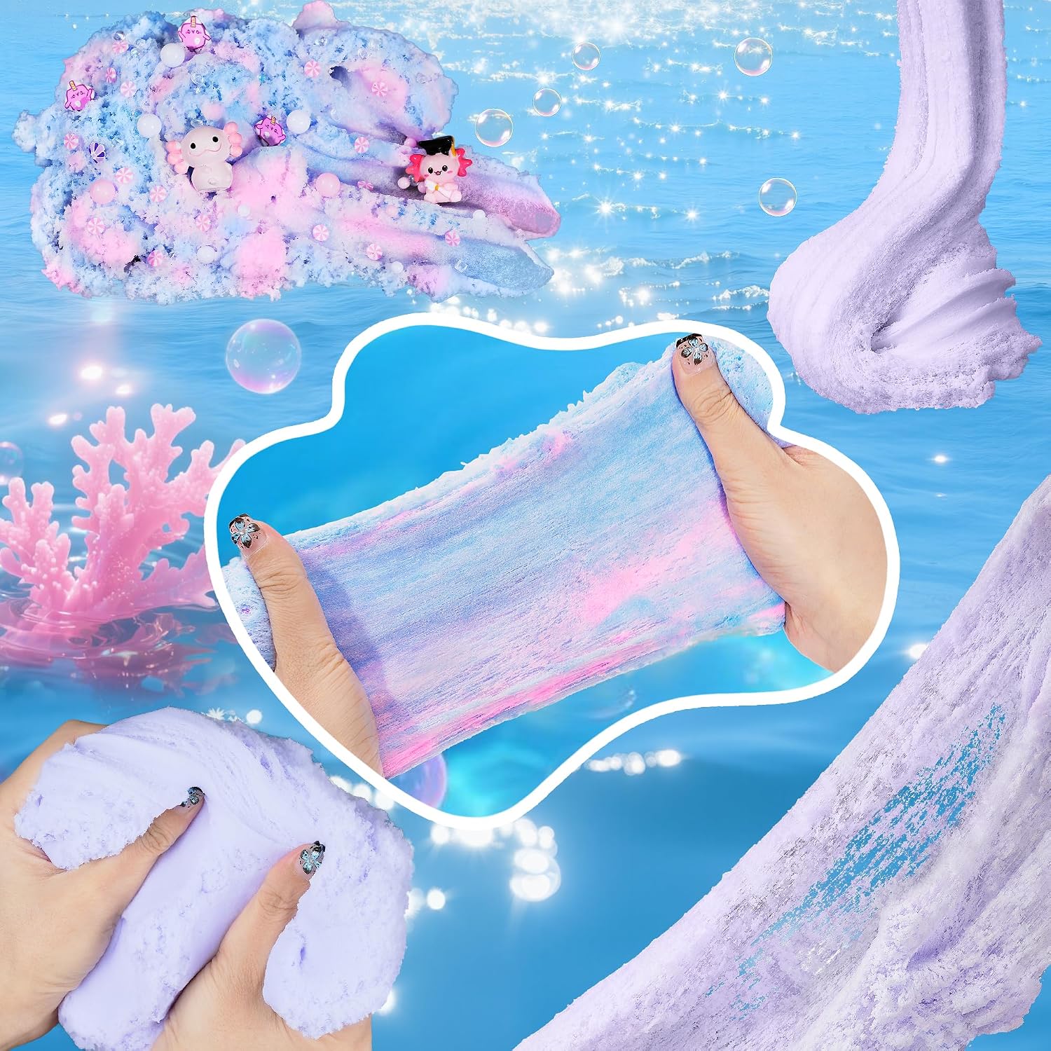 Thumbnail 5 de Joytry Axolotl Cloud Slime Kit 14 oz