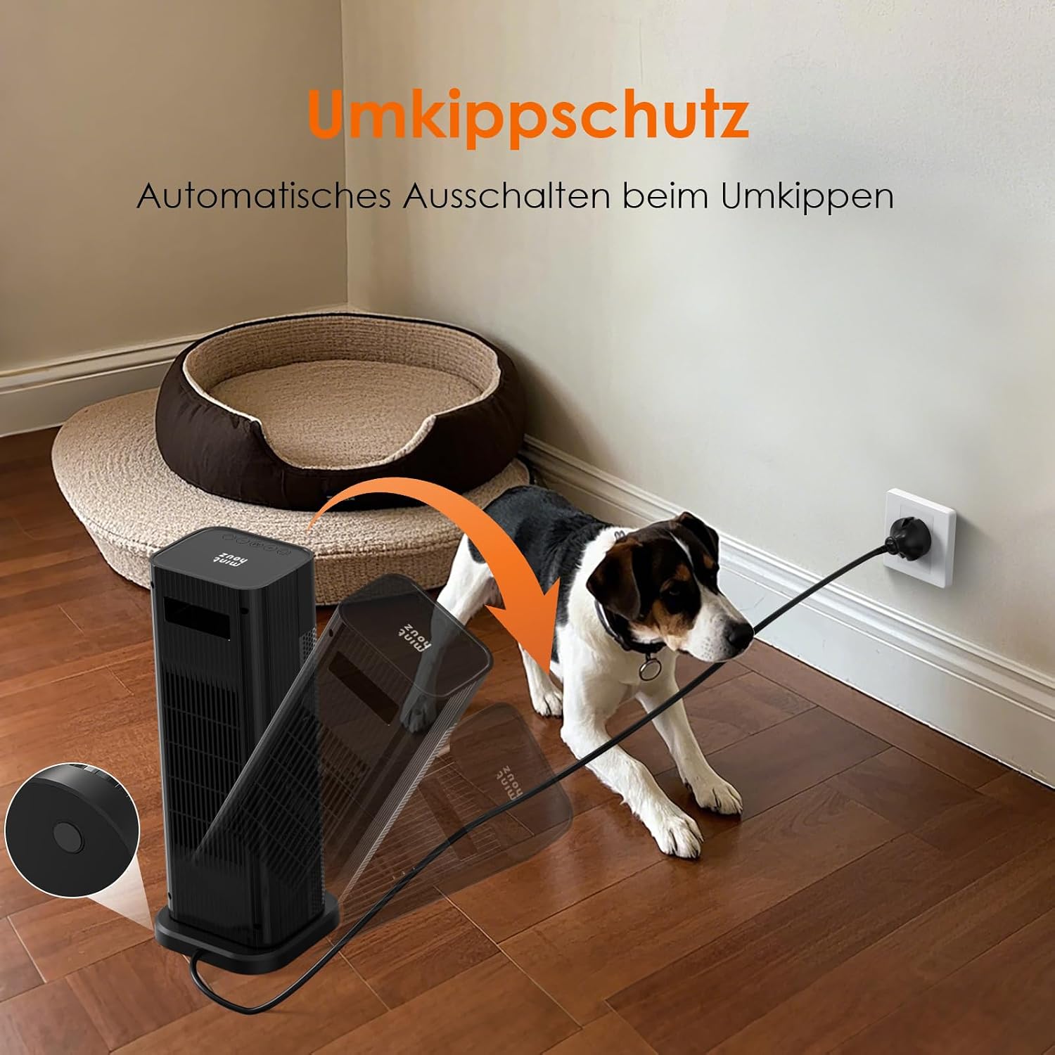 Thumbnail 6 de Minthouz Heizlüfter 2000W PTC Keramik