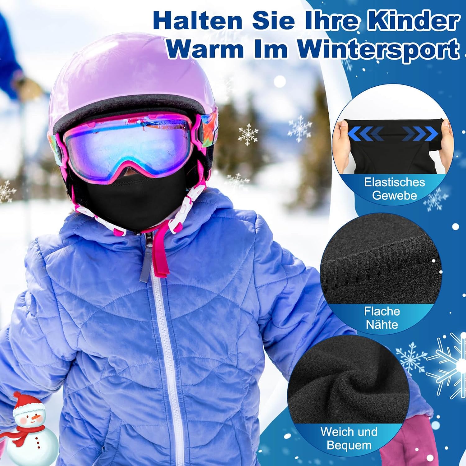 Detalle 2 de Tavaler Sturmhaube Kinder 55–60 cm