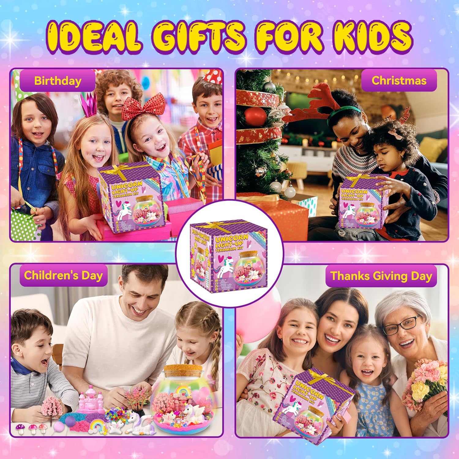 Thumbnail 5 de 7july Unicorn Terrarium Kit Ages 5-10