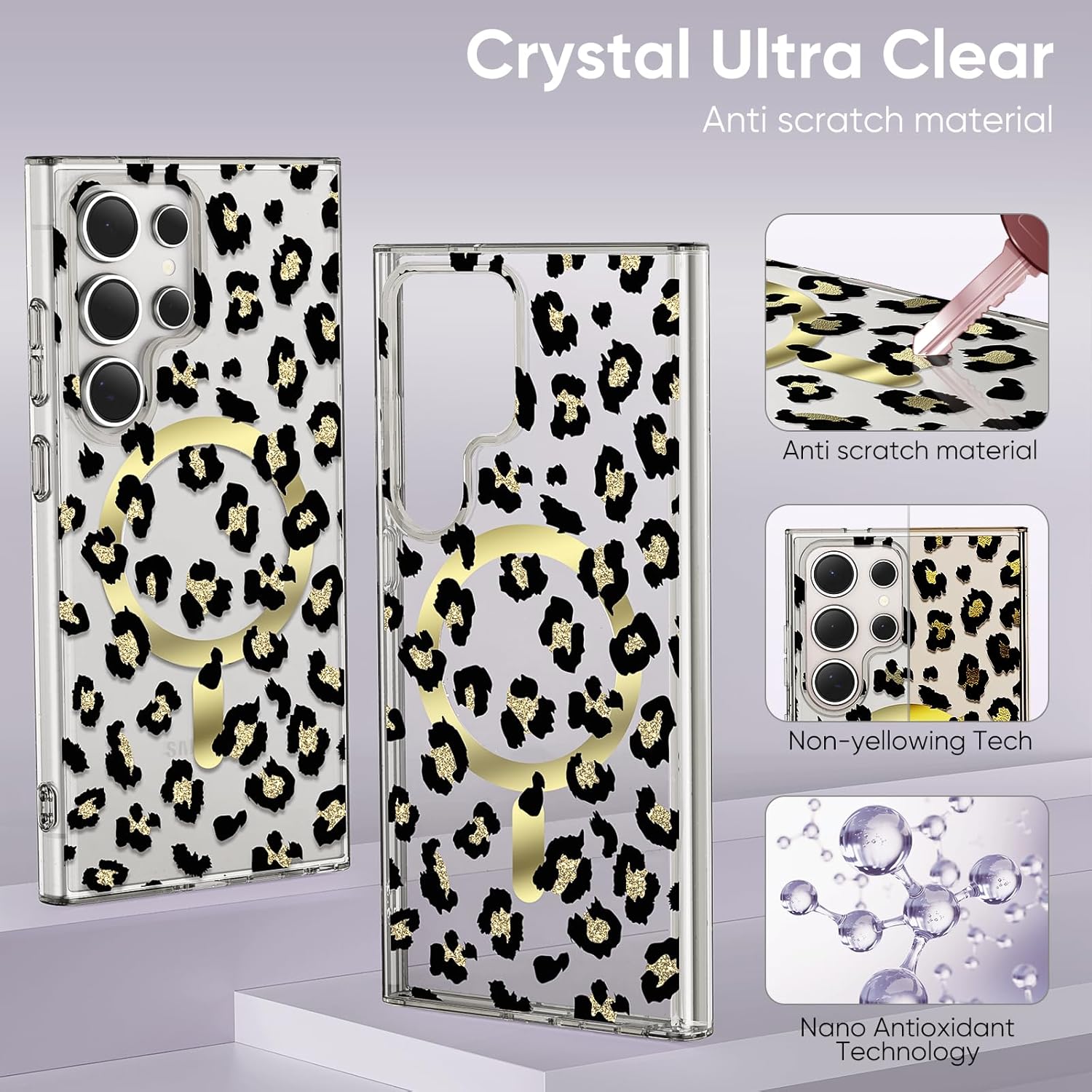 Thumbnail 3 de Unichthy Military-Grade Magnetic TPU Case for Samsung Galaxy S26 Ultra