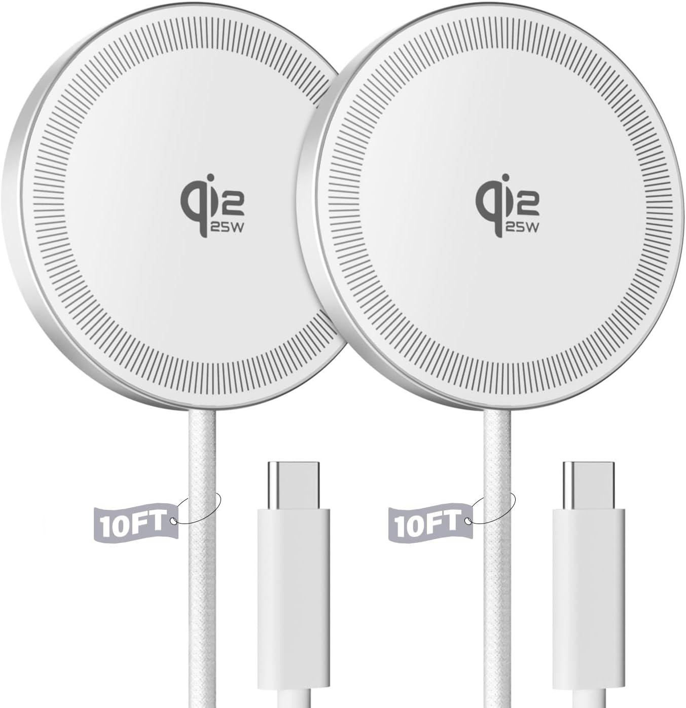 Detalle de Magnetic wireless charger 2-pack
