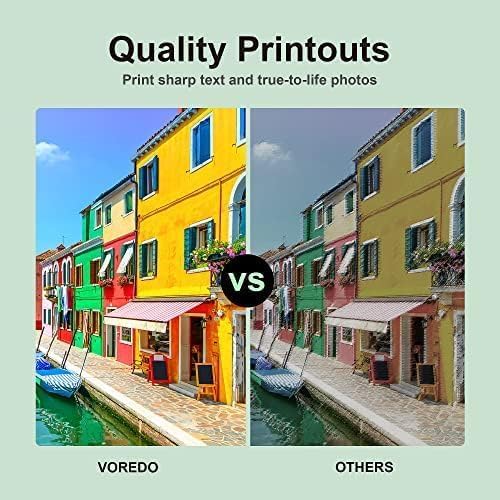 Thumbnail 3 de VOREDO 63XL Black Ink Cartridges, 2-Pack Remanufactured for HP Printers