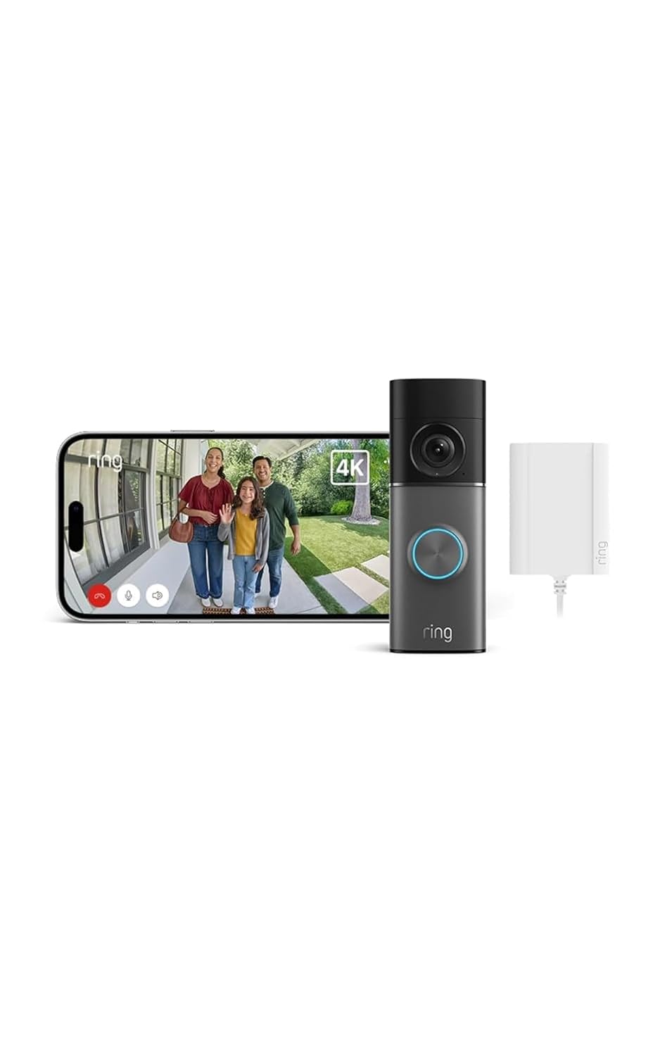 Thumbnail 2 de Ring Wired Video Doorbell Pro (Videocitofono Pro cablato) con alimentatore plug-in e Chime 3ª gen.
