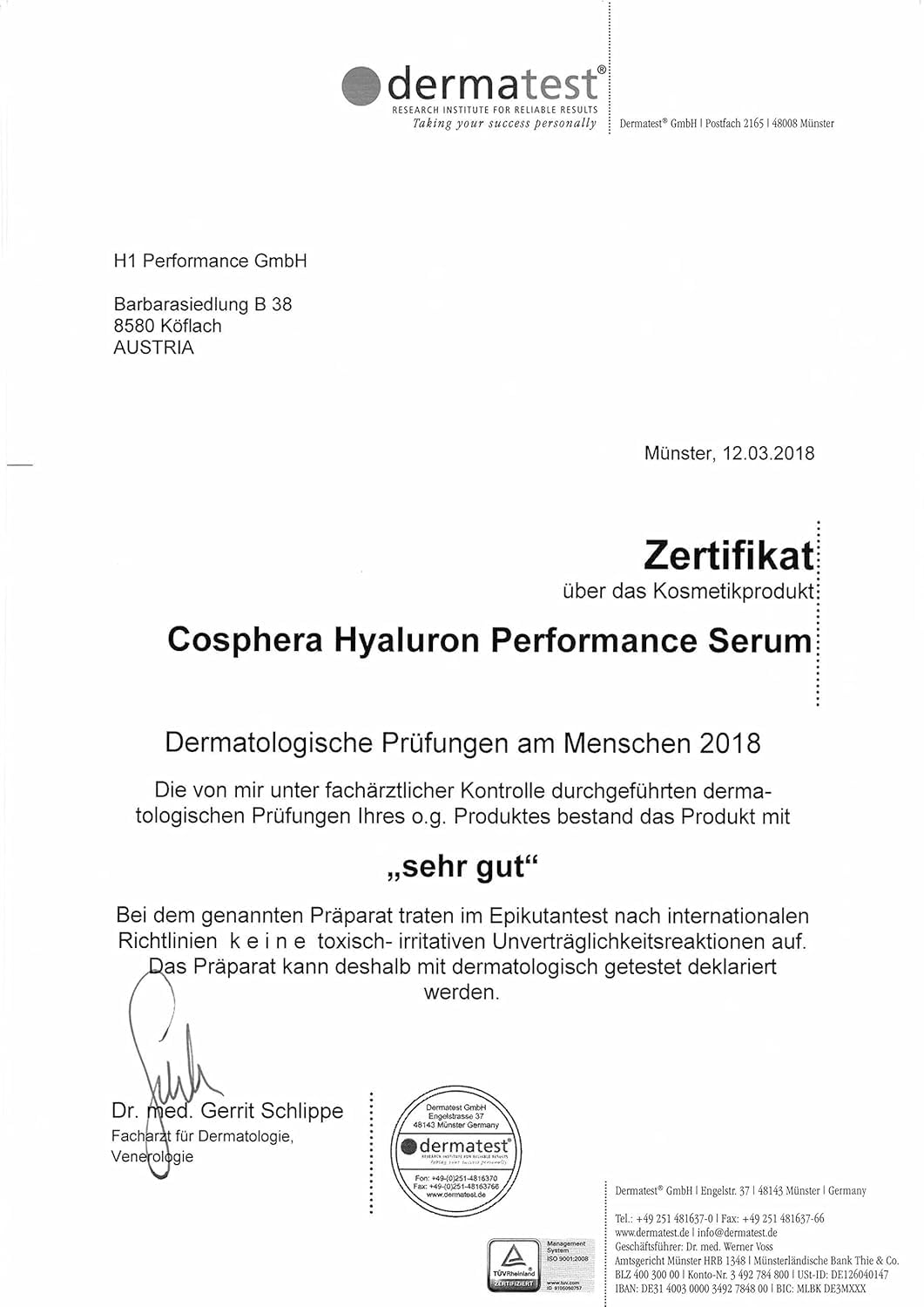 Thumbnail 6 de Cosphera Hyaluron Serum hochdosiert 50 ml (vegan) – für Gesicht, Augen, Hals & Décolleté, auch für Microneedling