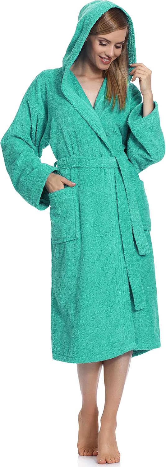 Thumbnail 2 de Ladeheid Peignoir de Bain Éponge 100% Coton Femme LA40-102 : douceur et absorbance au quotidien