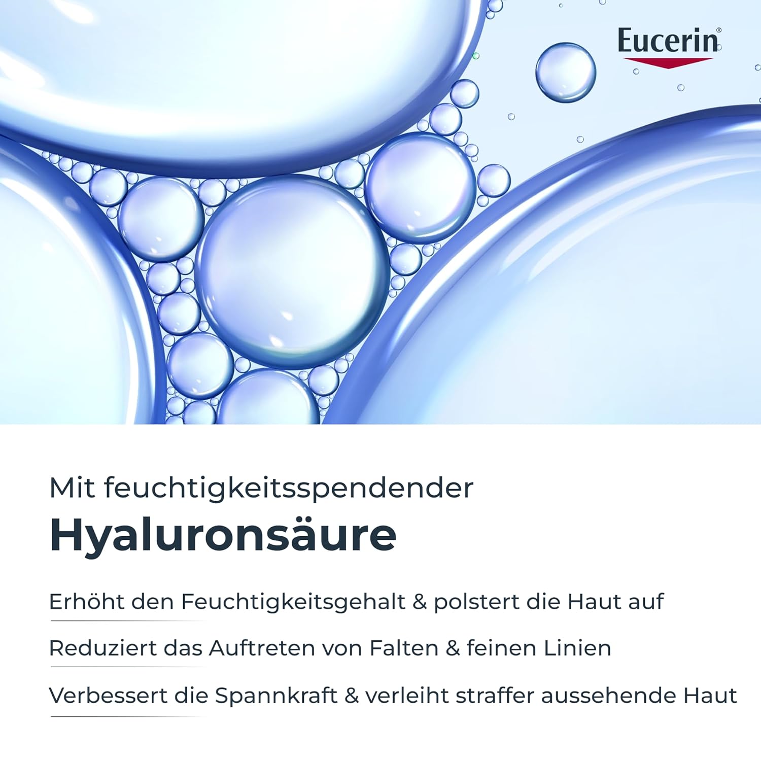 Detalle de Eucerin Hyaluron-Filler + 3x Effect Augenpflege SPF 15, 15 ml – Anti-Falten Augencreme