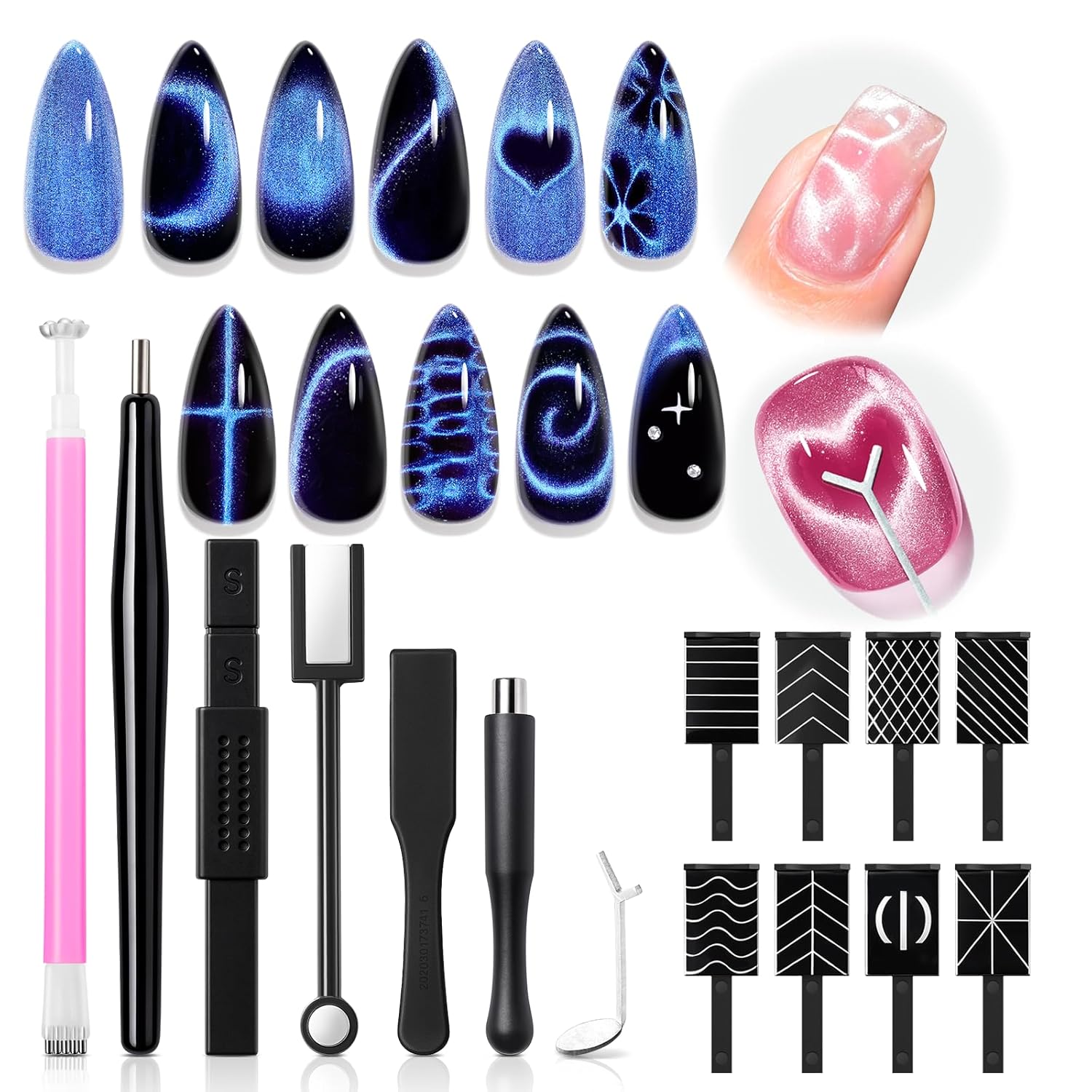 Detalle de Modelones Cat Eye Magnet 15 PCS ๐