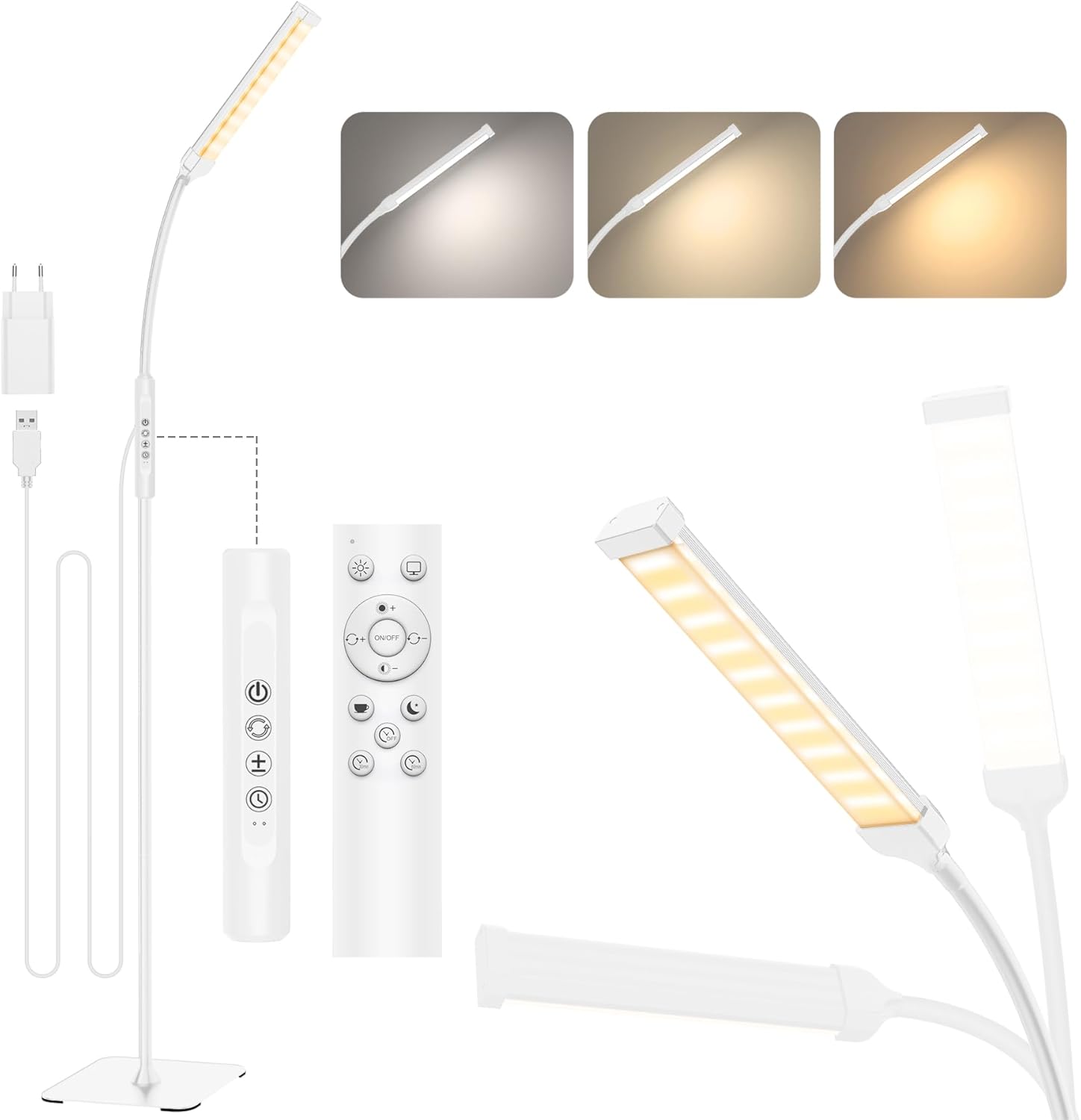 Detalle de Mojimdo 120 LED Stehlampe für Wohnzimmer