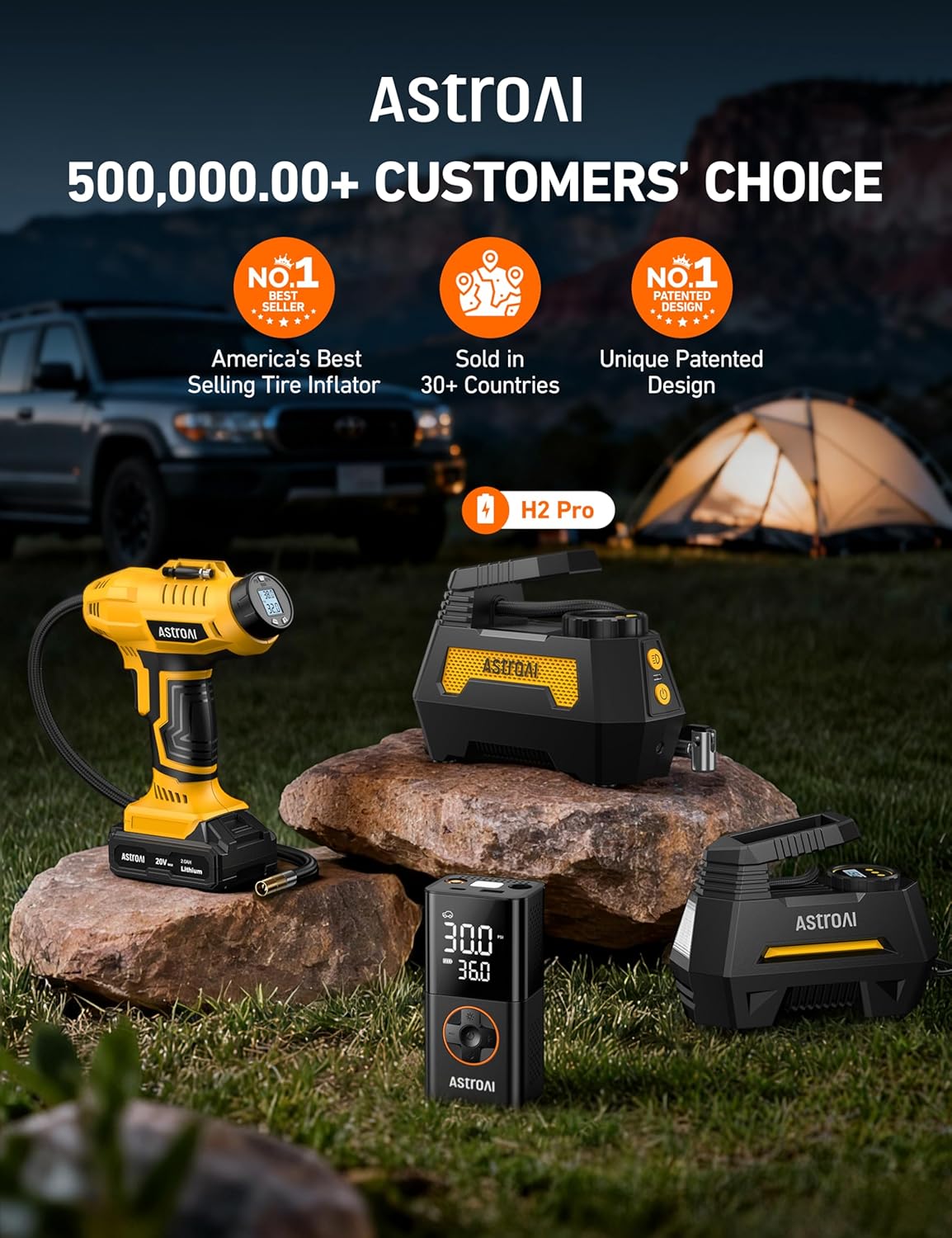 Detalle 2 de AstroAI H2 Pro Tire Inflator