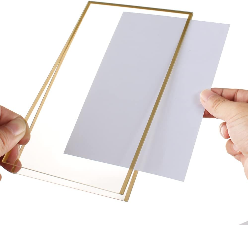 Thumbnail 3 de LUOBAO 5x7 Gold Acrylic Sign Holder 12 Pack 🪧