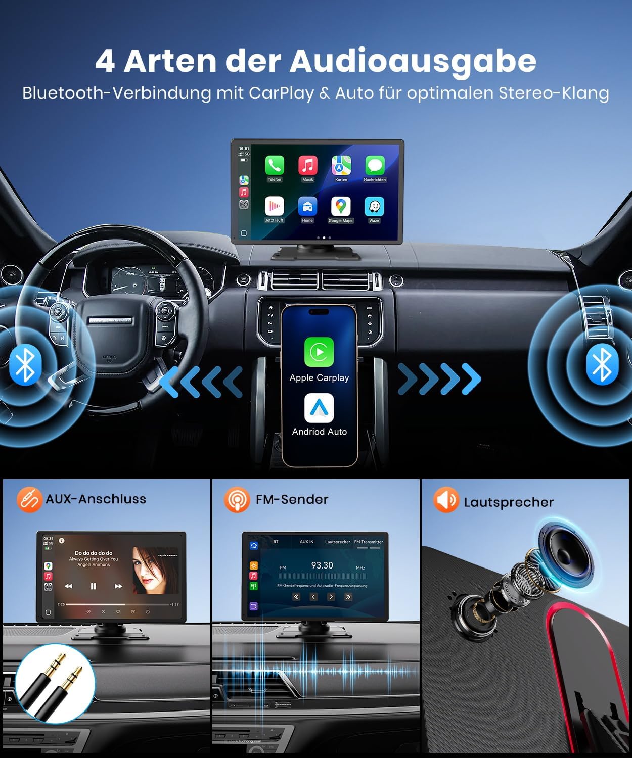 Thumbnail 5 de Foxpark 9.26 Zoll CarPlay Display