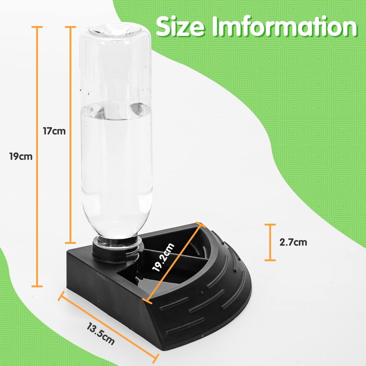 Detalle de Nobleza alimentatore automatico per rettili con dispenser d’acqua e ciotola 2 in 1 (taglia S)