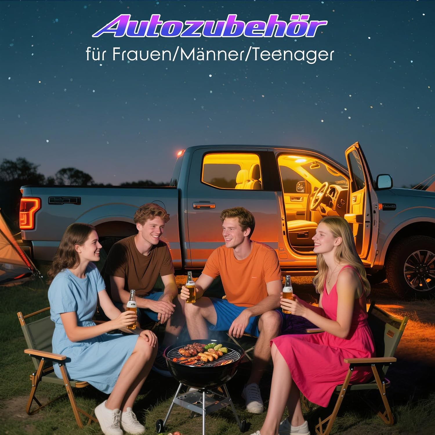 Thumbnail 6 de Winzwon Ambientebeleuchtung Auto 16 Mio Farben