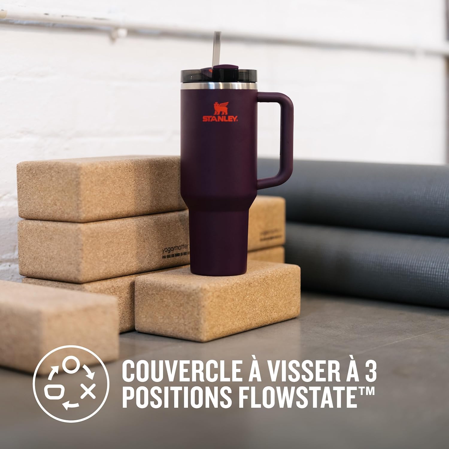 Thumbnail 4 de STANLEY 1913 Quencher H2.0 FlowState isotherme 1,2 L avec paille (plum) – froid jusqu’à 48 h