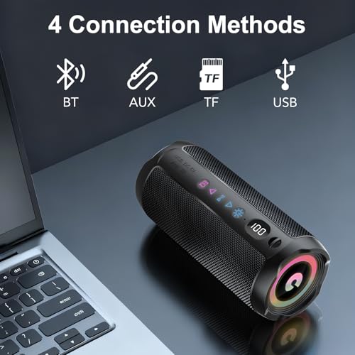 Thumbnail 5 de Altavoz Bluetooth Portátil 25W coioc: sonido 360°, IPX7 y luces RGB para fiestas y viajes