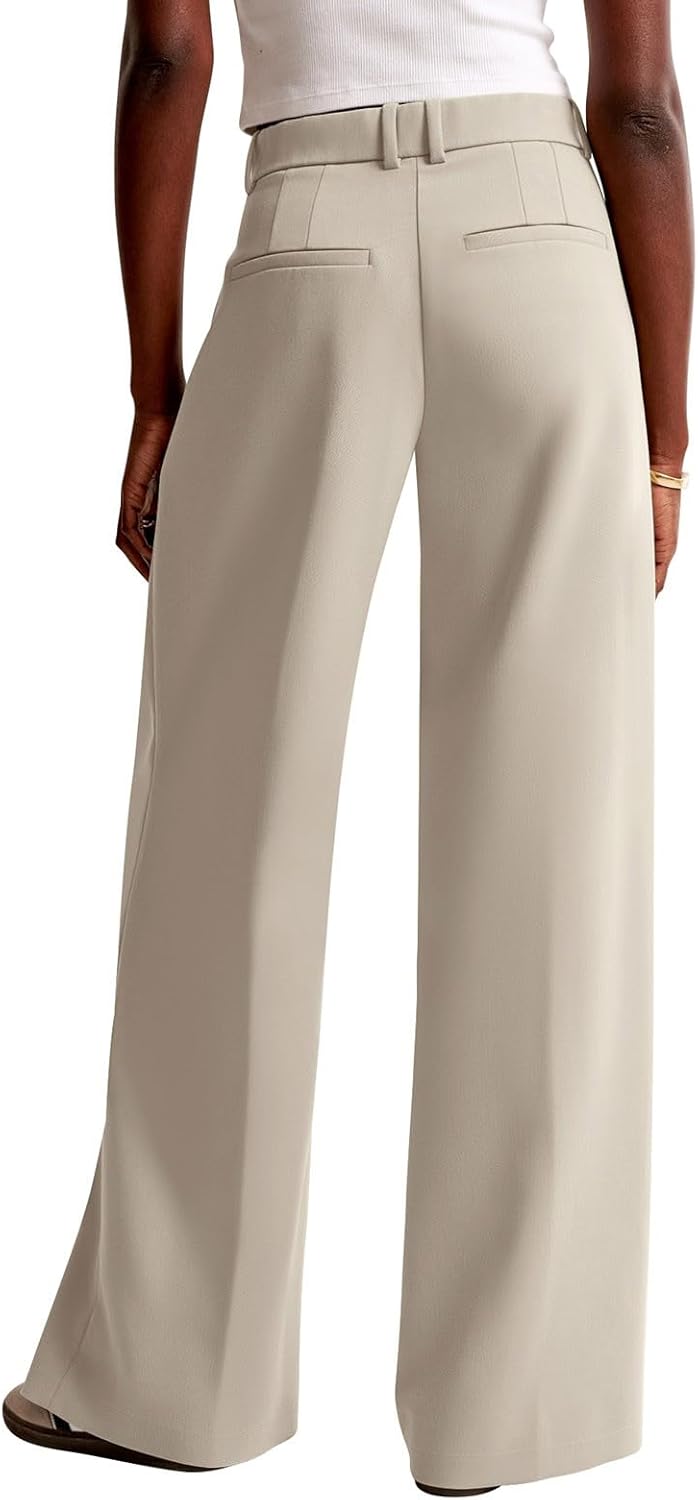 Thumbnail 3 de NIMIN Women Wide Leg Pants High Waisted Business Casual Work Trousers with Pockets