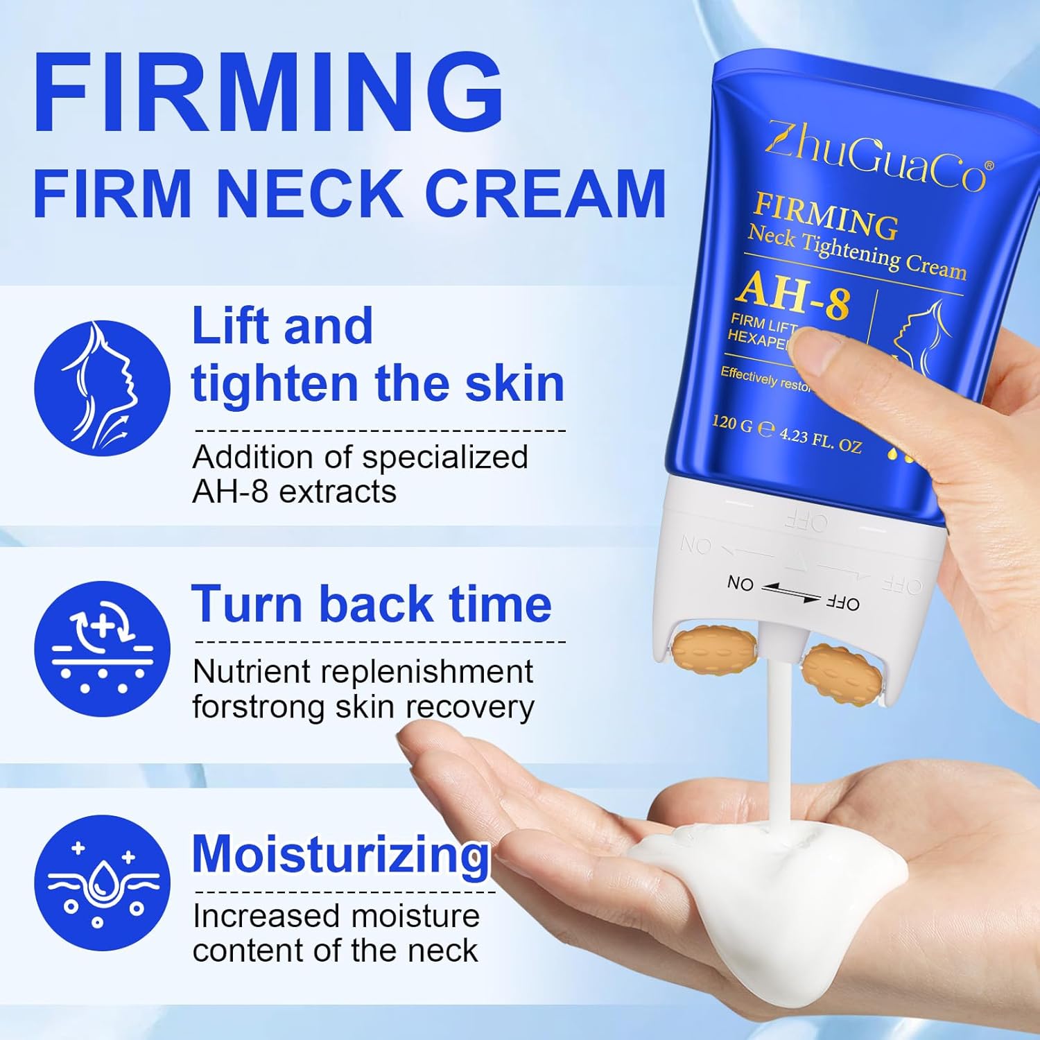 Thumbnail 4 de Crema Reafirmante para Cuello AH-8 4 semanas