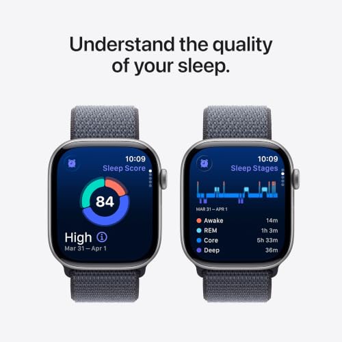Thumbnail 2 de Apple Watch Series 11 [GPS 46mm] Smartwatch — Jet Black Aluminum with Black Sport Band (M/L)