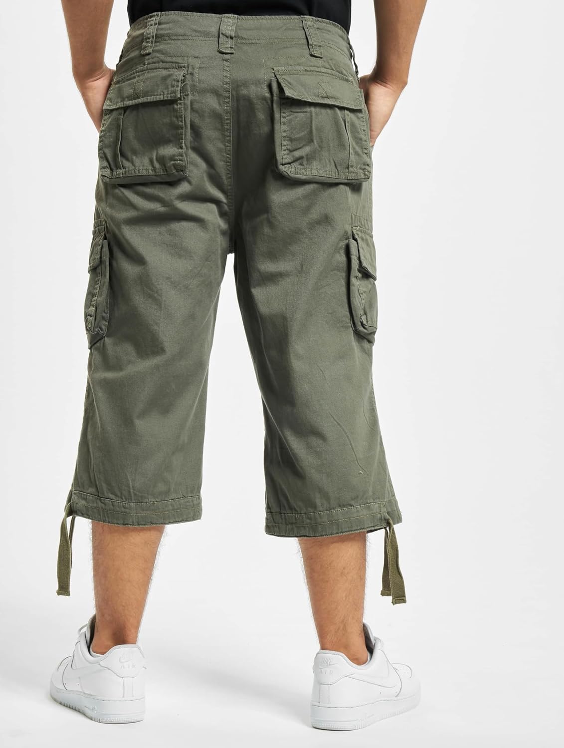 Detalle de Brandit Urban Legend 3/4 Shorts – Vintage-Look, 3/4-Länge, bequemer Sommer-Style