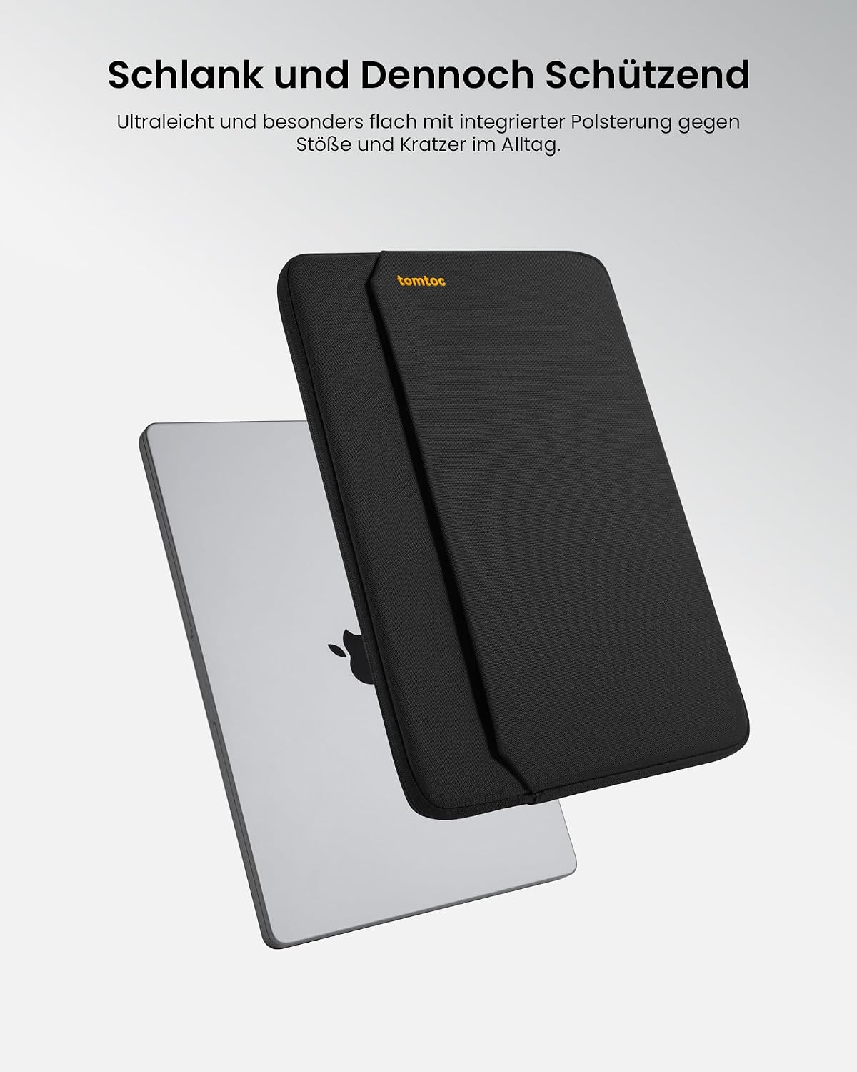 Thumbnail 1 de tomtoc Slim Tasche Hülle für 13 Zoll MacBook Air/Pro & Surface Pro – schlankes Case mit Innen-Fleece