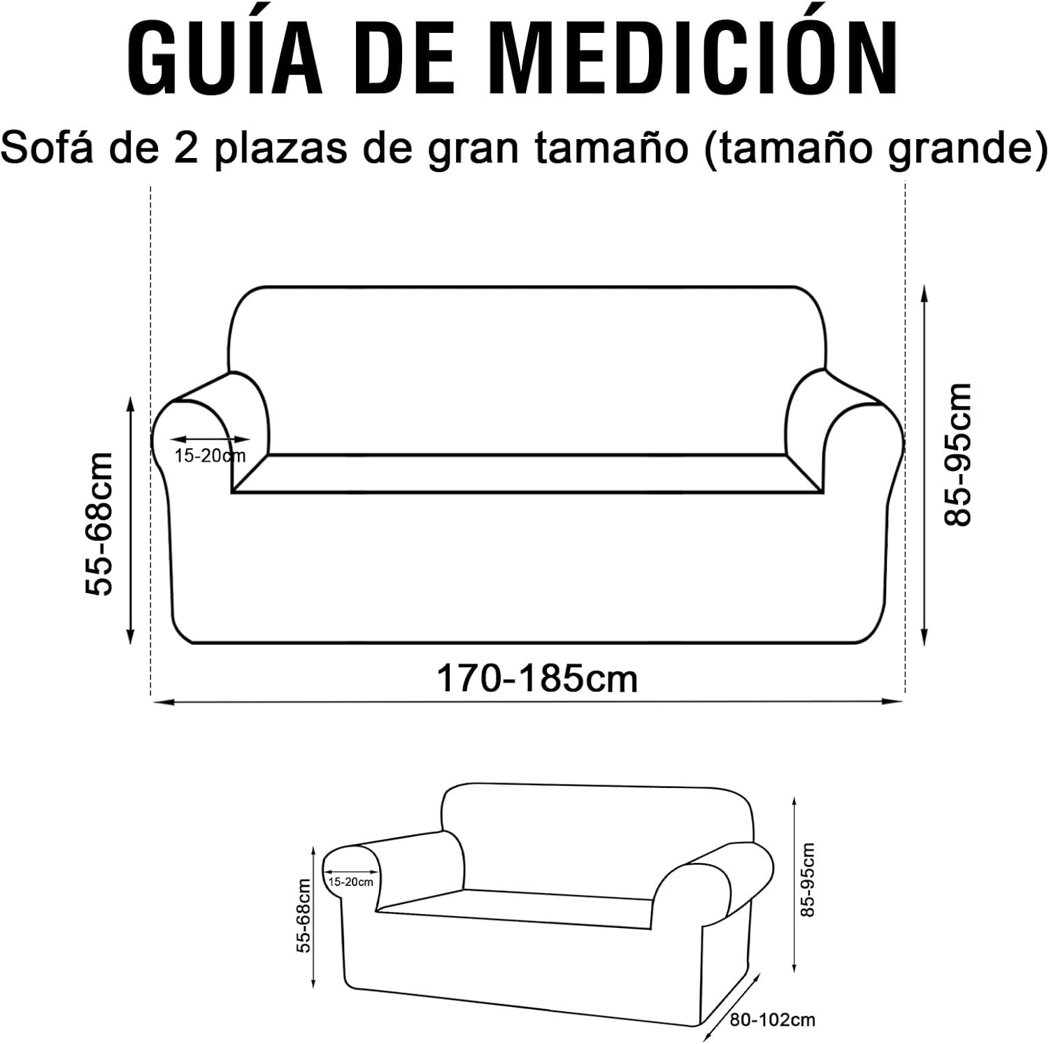 Thumbnail 1 de BellaHills Fundas Sofas 3 y 2 Plazas Elasticas 🛋
