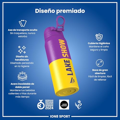 Thumbnail 5 de ion8 NBA Los Angeles Lakers Botella térmica 750 ml 🥤