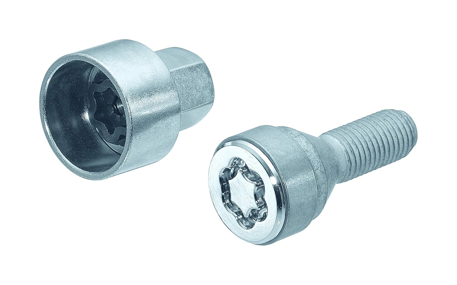 Detalle de McGard 27216SL śruby zabezpieczające koła M12 x 1,25, stożek 60° i pierścień