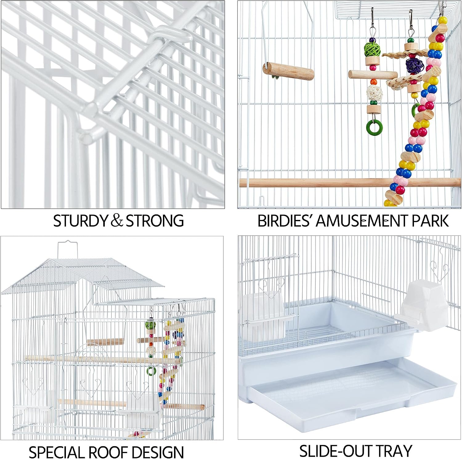 Thumbnail 5 de Yaheetech Bird Cage, 39 in