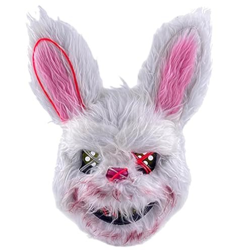 TK Gruppe Timo Klingler máscara de conejo de terror para Halloween y carnaval