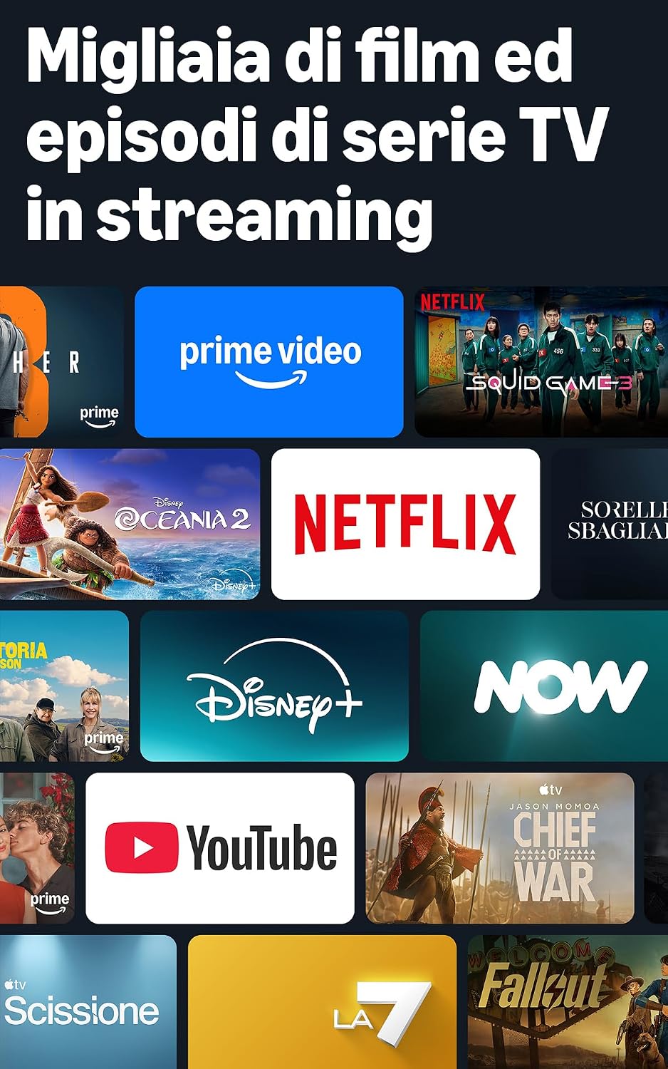 Detalle de Fire TV Stick 4K Plus di Amazon: streaming 4K avanzato con Wi‑Fi 6, Dolby Vision/Atmos e controllo vocale Alexa