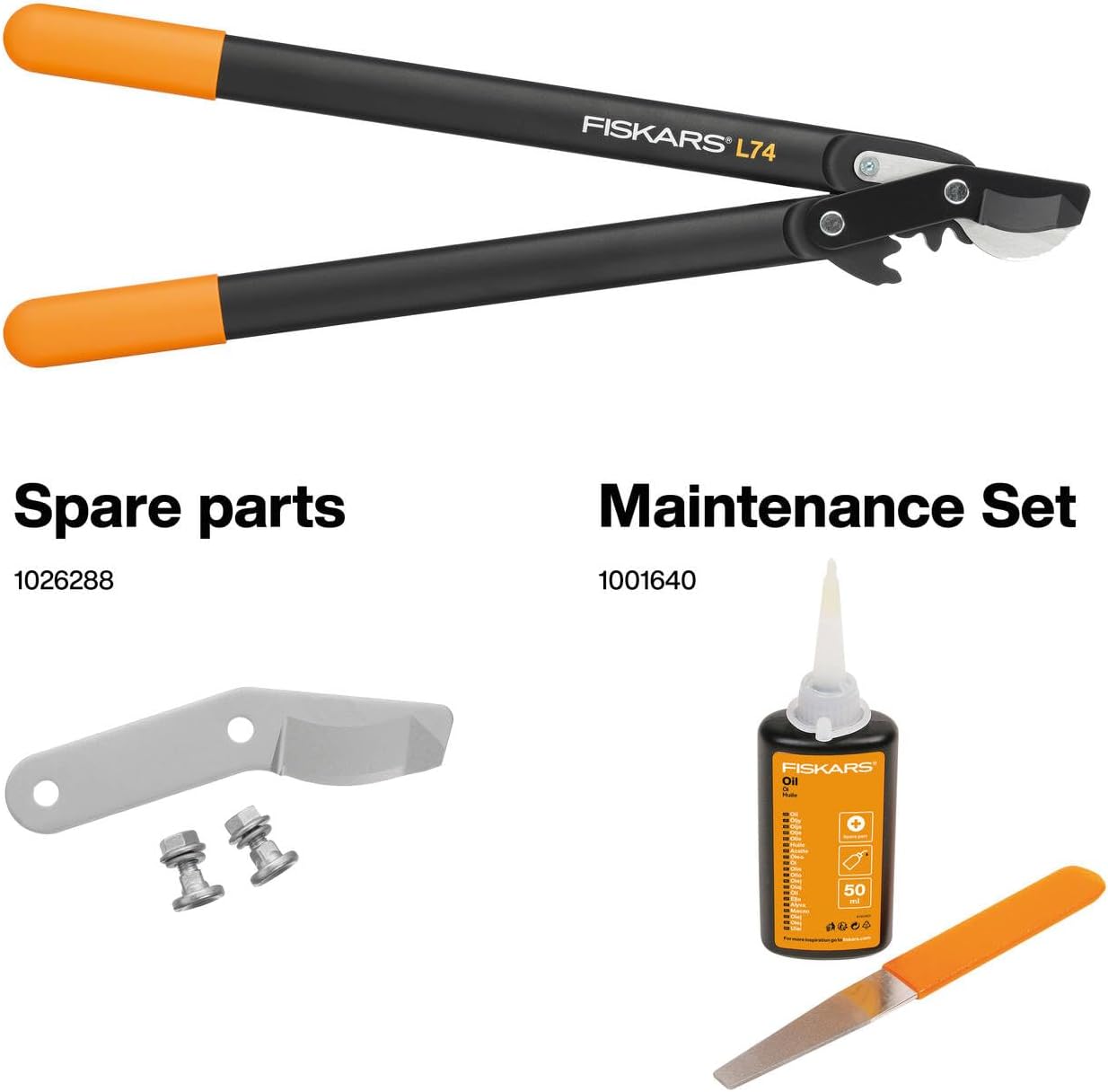 Thumbnail 4 de Fiskars PowerGear II Bypass-Getriebeastschere L74 (55 cm) – Antihaftbeschichtet, Rostfreier Präzisionsstahl