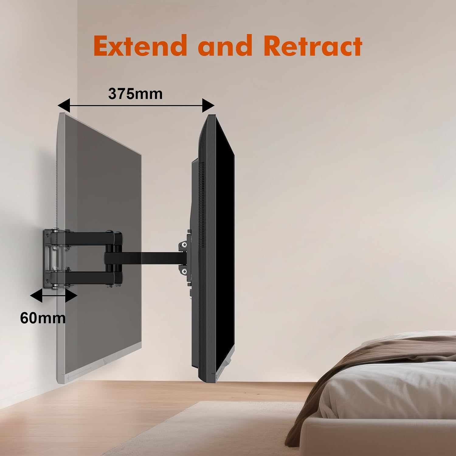 Thumbnail 5 de GRIFEMA GB1006-4 TV wall bracket 26–65 inch