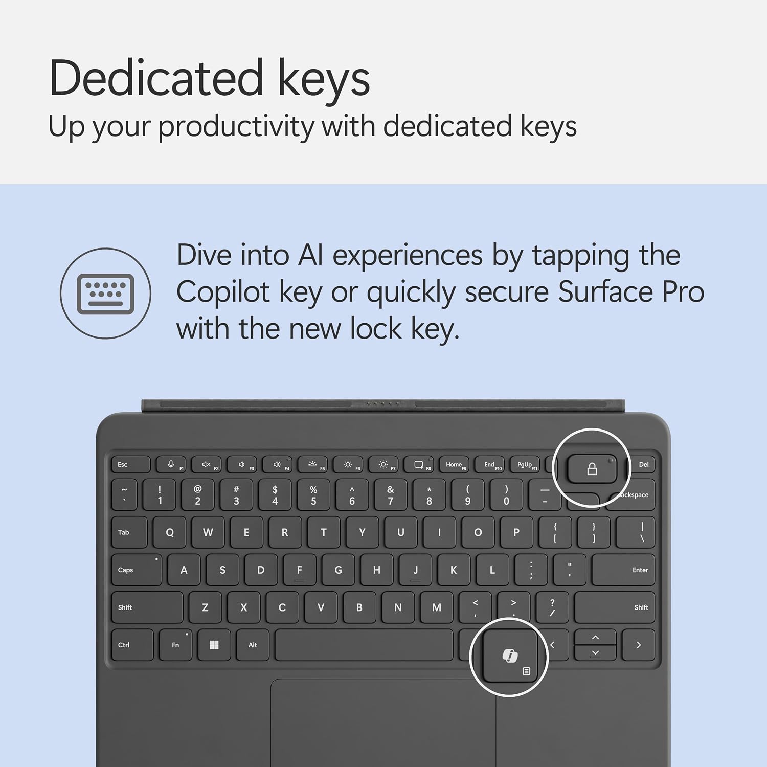 Thumbnail 5 de Microsoft Surface Pro with Keyboard 16GB RAM 256GB SSD Platinum