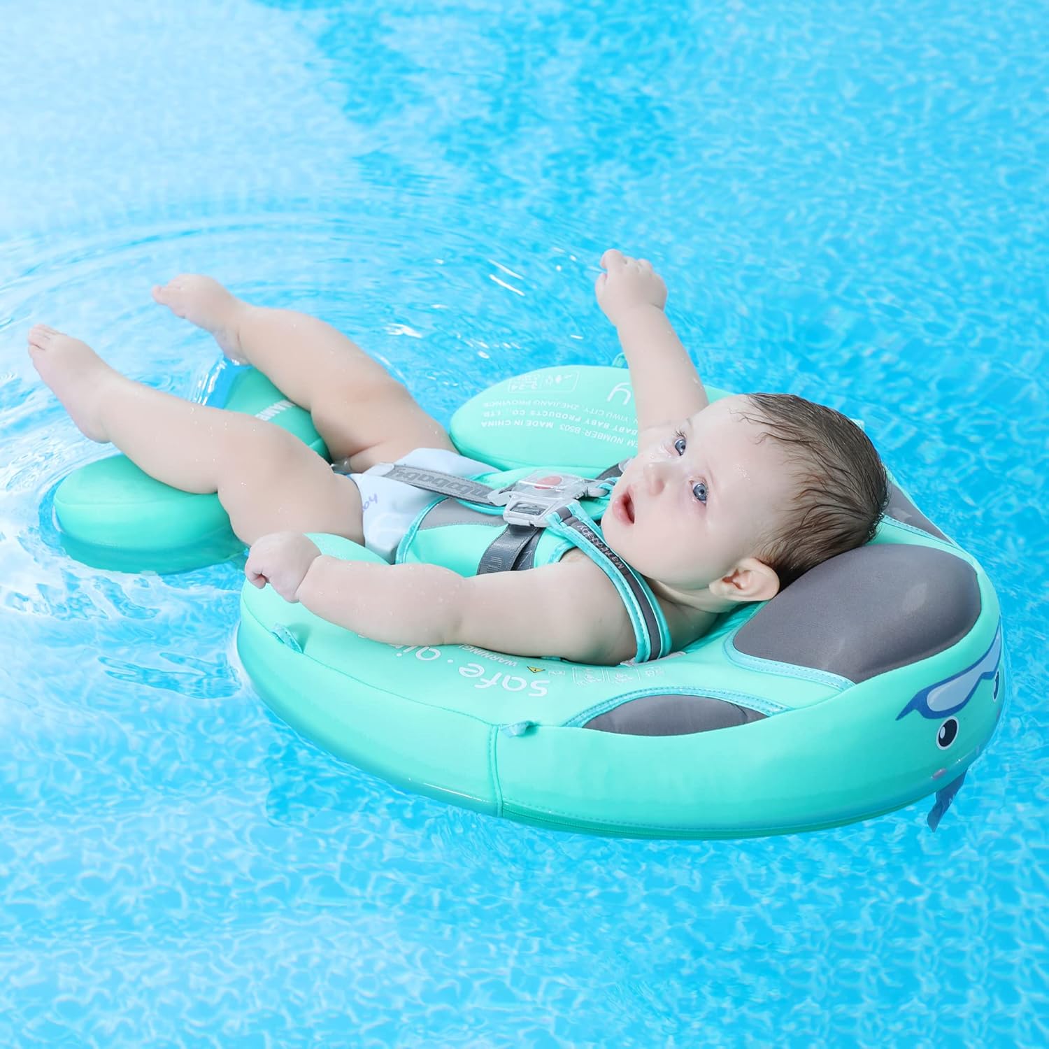 Thumbnail 6 de Mambobaby Float Baby Shark Swim Float with Canopy (Non-Inflatable, UPF 50+), Special Edition