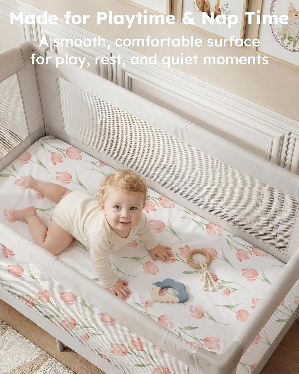 Thumbnail 6 de Nyessmee Mini Crib Sheets, 38 x 26 in
