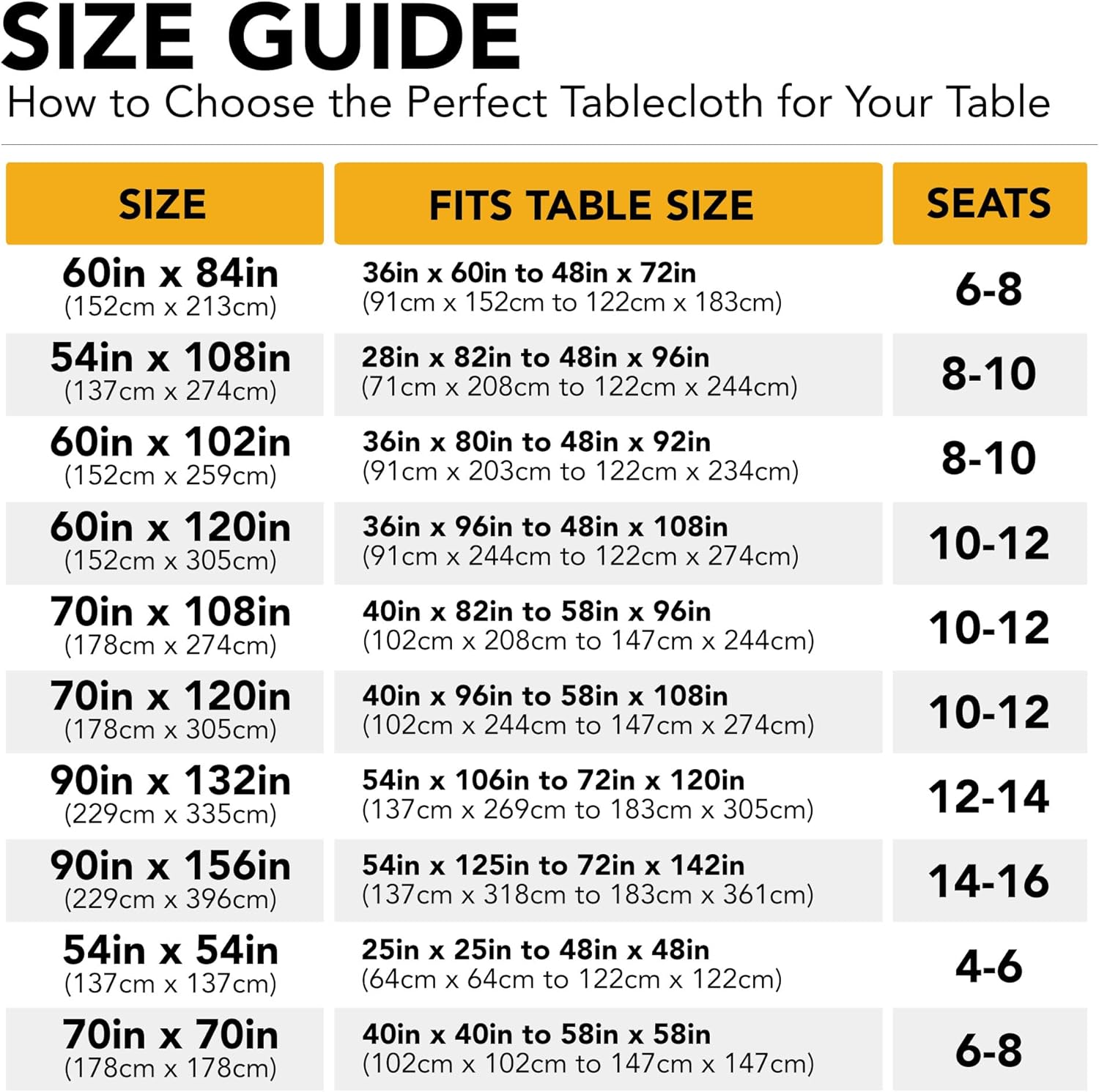 Thumbnail 5 de Dailyset 60 x 102 Inch White Tablecloths 10-Pack 🧾