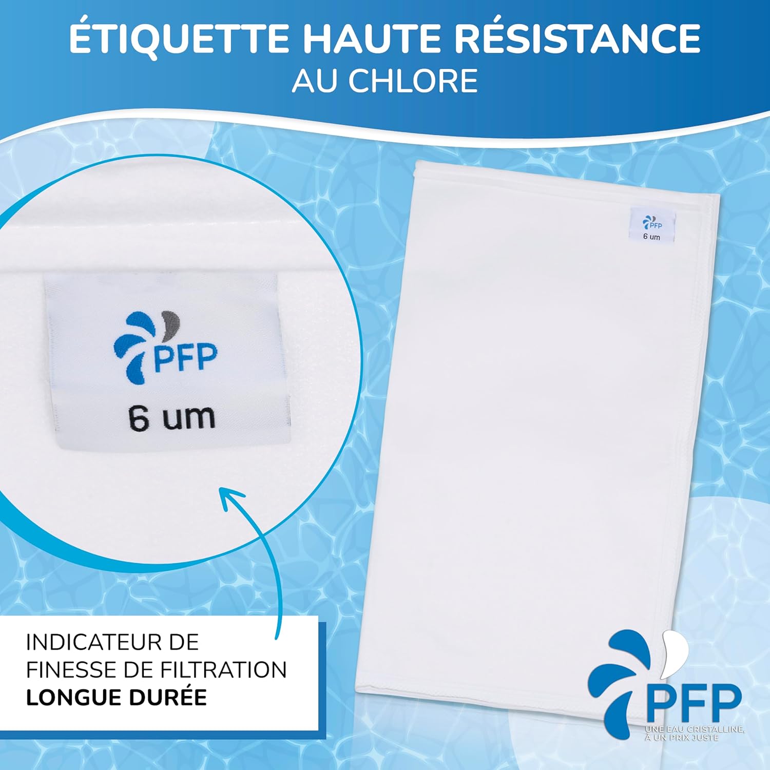 Thumbnail 2 de PFP Poche Filtrante 6 μm – Lot de 2 pour Piscine Desjoyaux