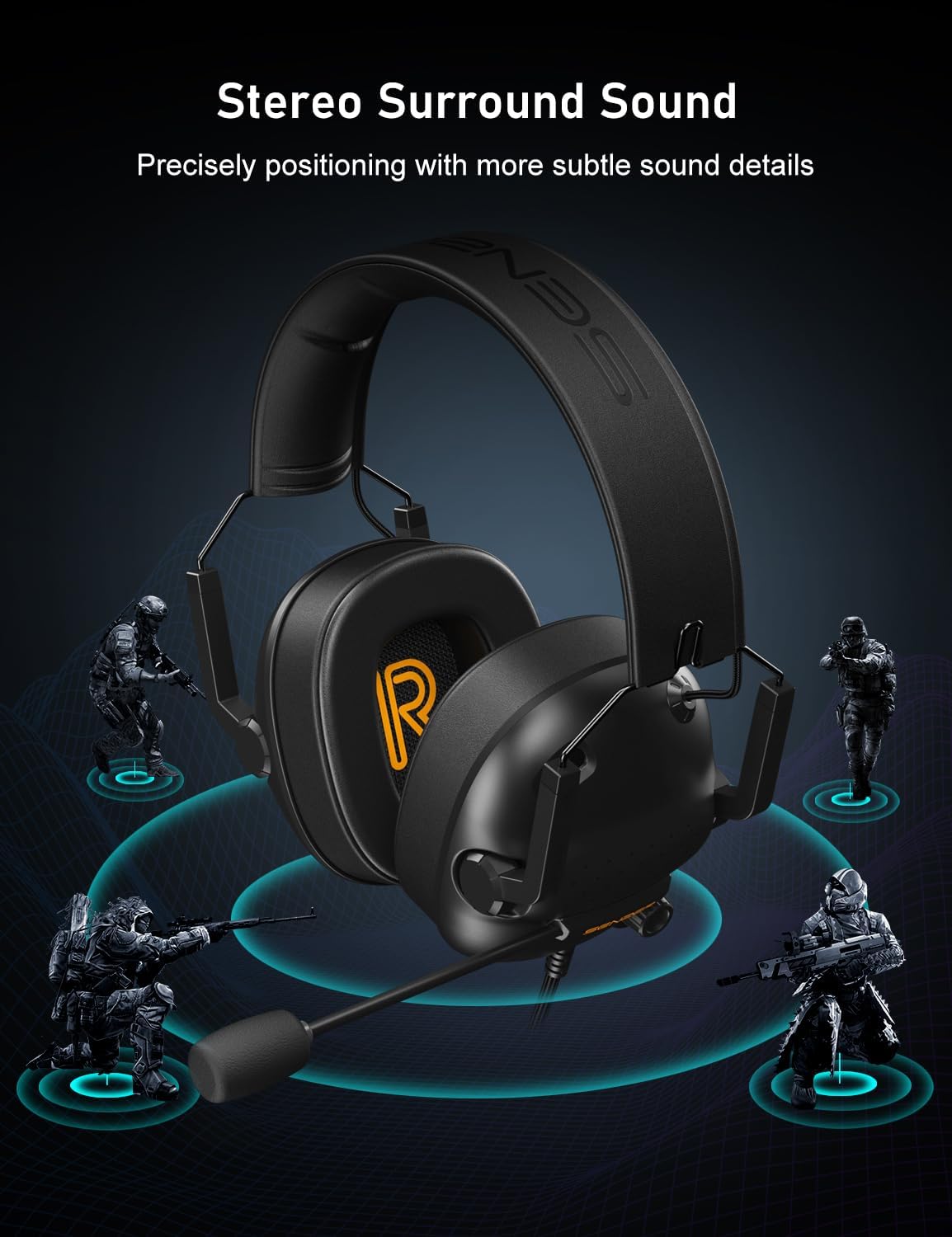 Thumbnail 1 de SENZER SG500 Surround Sound Headset 0.75 lb