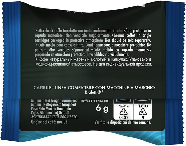Thumbnail 2 de Caffè Borbone Miscela Blu – 100 Capsule, compatibili con macchine Bialetti