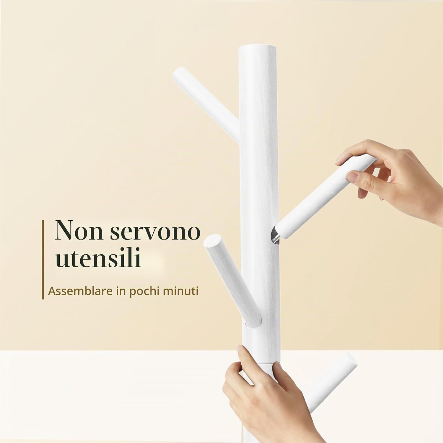 Detalle 1 de Pipishell appendiabiti 3 altezze con 8 ganci