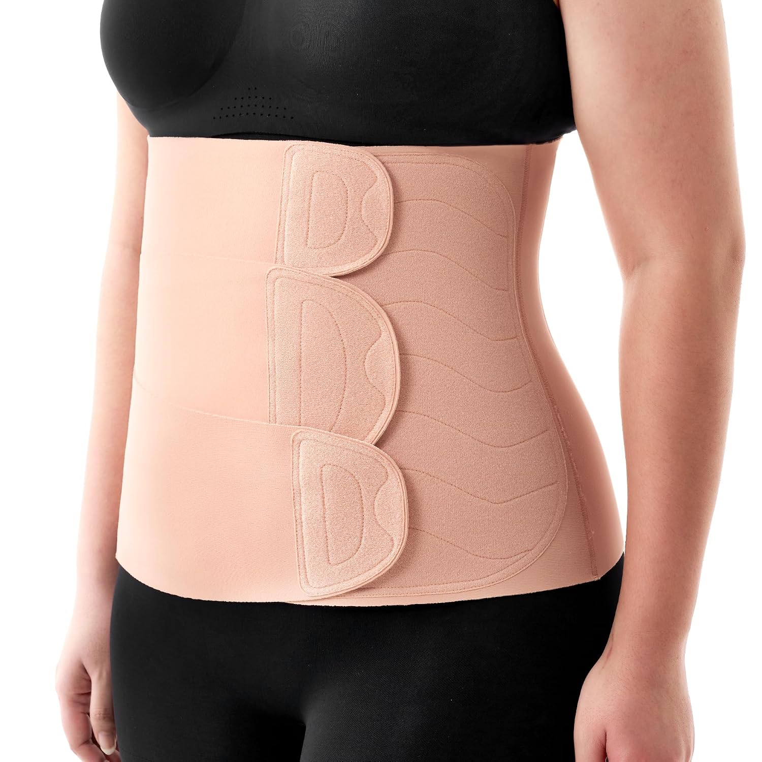 Detalle de Momcozy Ergowrap Bauchgurt nach Geburt – 3D-Kompression & Rückenstütze für die Rückbildung nach Kaiserschnitt (Standard, 2XL)